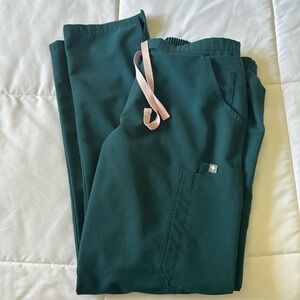 Figs Yola Skinny scrub pants, Caribbean Blue